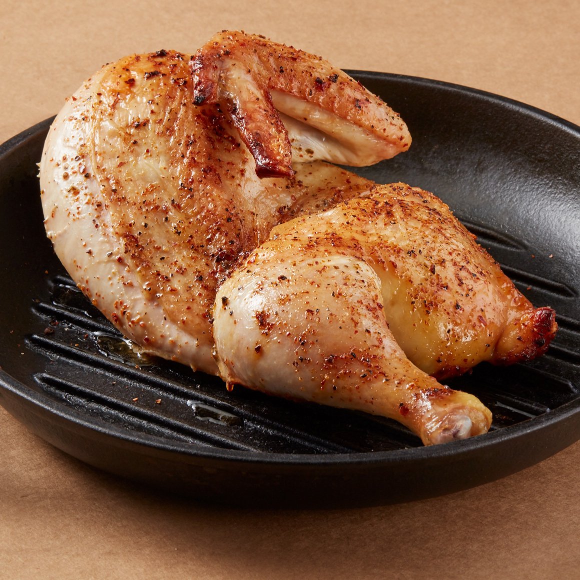 H-E-B Natural Seasoned Bone-in Half Chicken - 5 Pepper 5 Salt - Shop ...