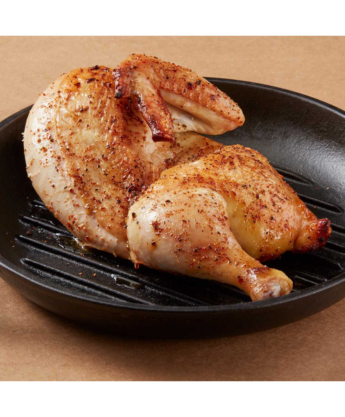 H-E-B Natural Seasoned Bone-in Half Chicken - 5 Pepper 5 Salt; image 2 of 2