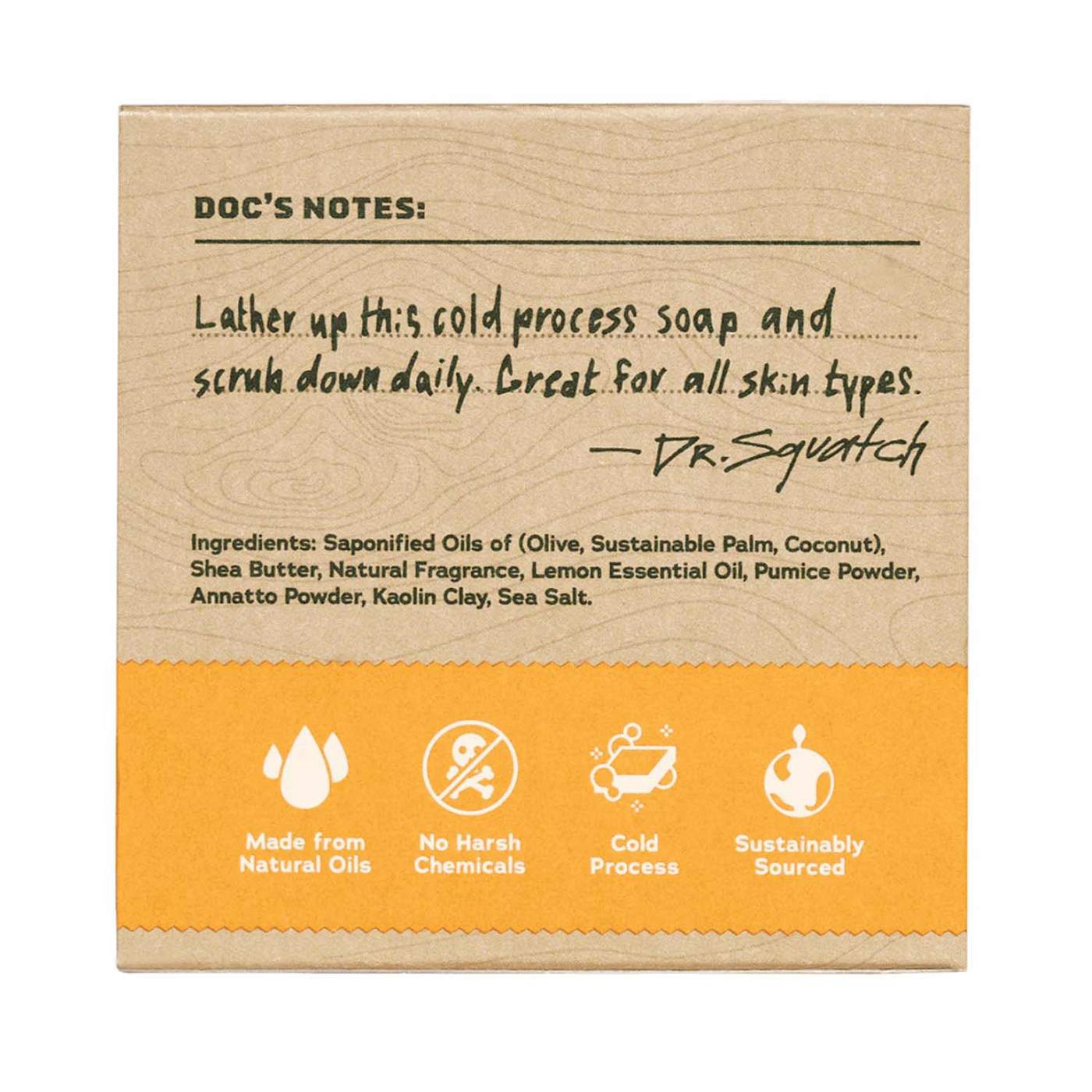 Dr. Squatch Men's Natural Soap - Summer Citrus; image 3 of 5