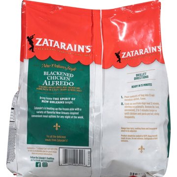 Zatarain's Frozen Blackened Chicken Alfredo - Family Size, 40 oz