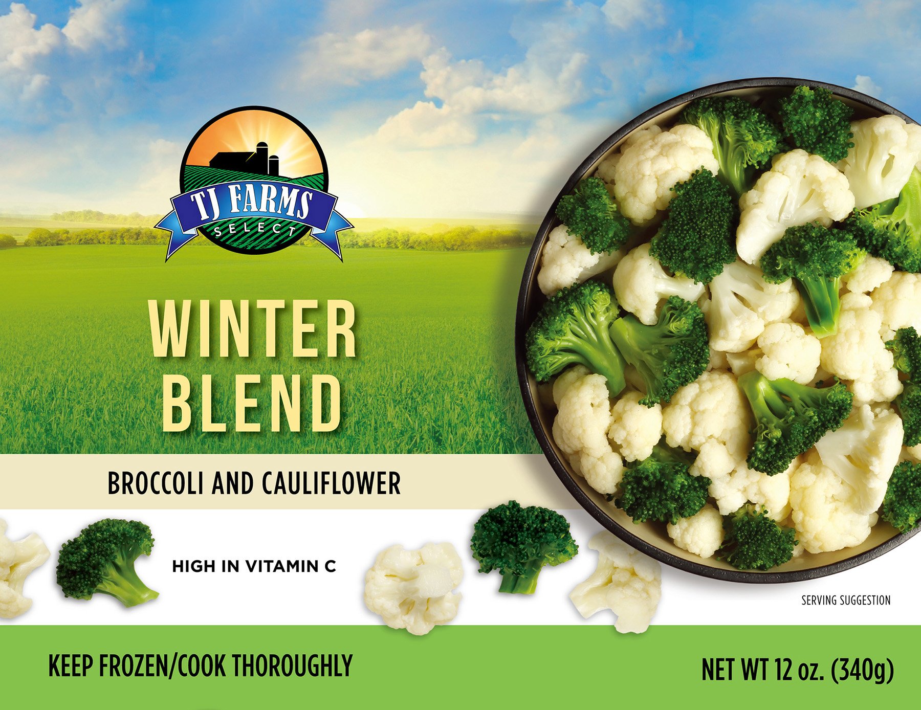 TJ Farms Select Frozen Winter Blend, 12 oz | Low Prices & Quality