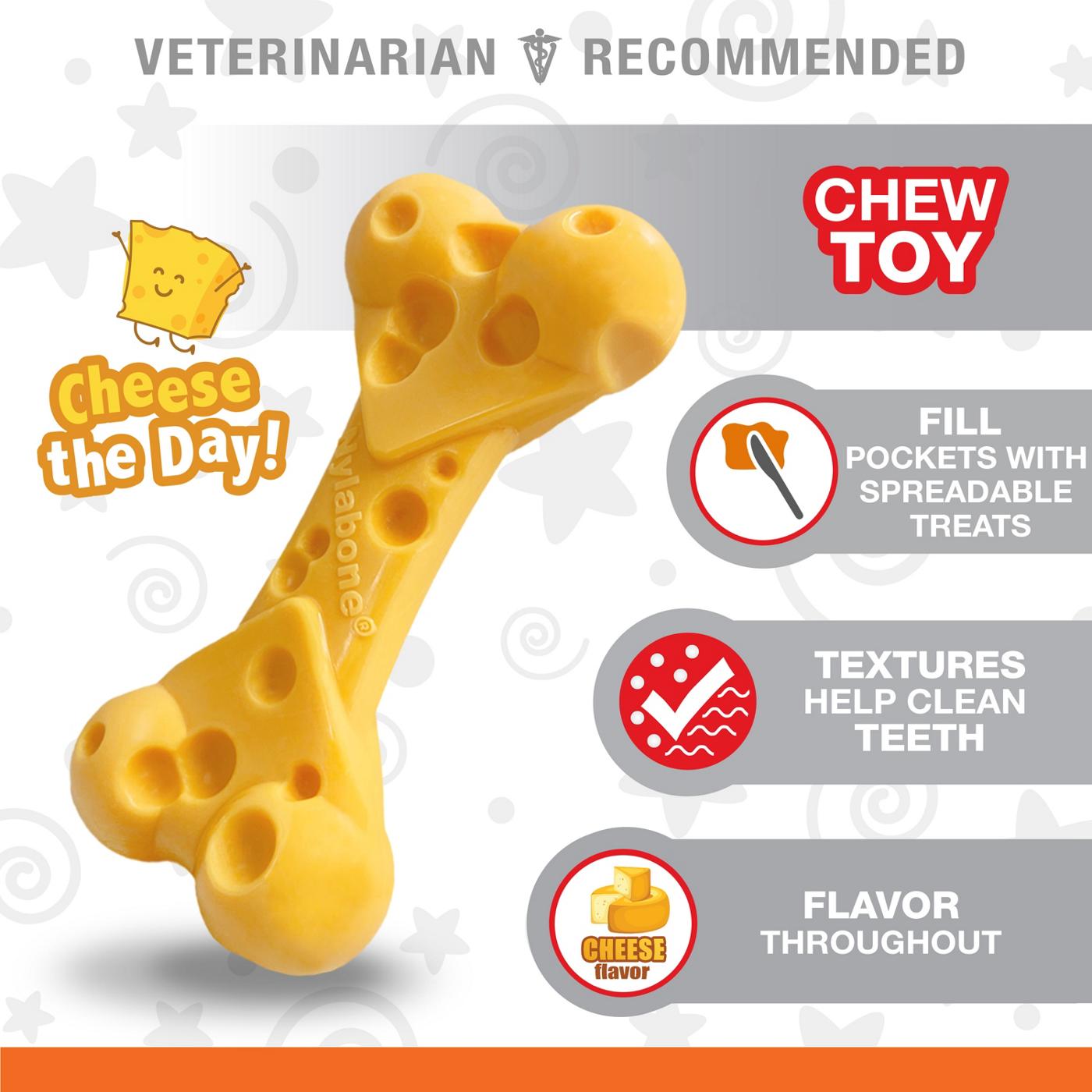 Nylabone Durachew Power Chew Cheese Flavor; image 9 of 10