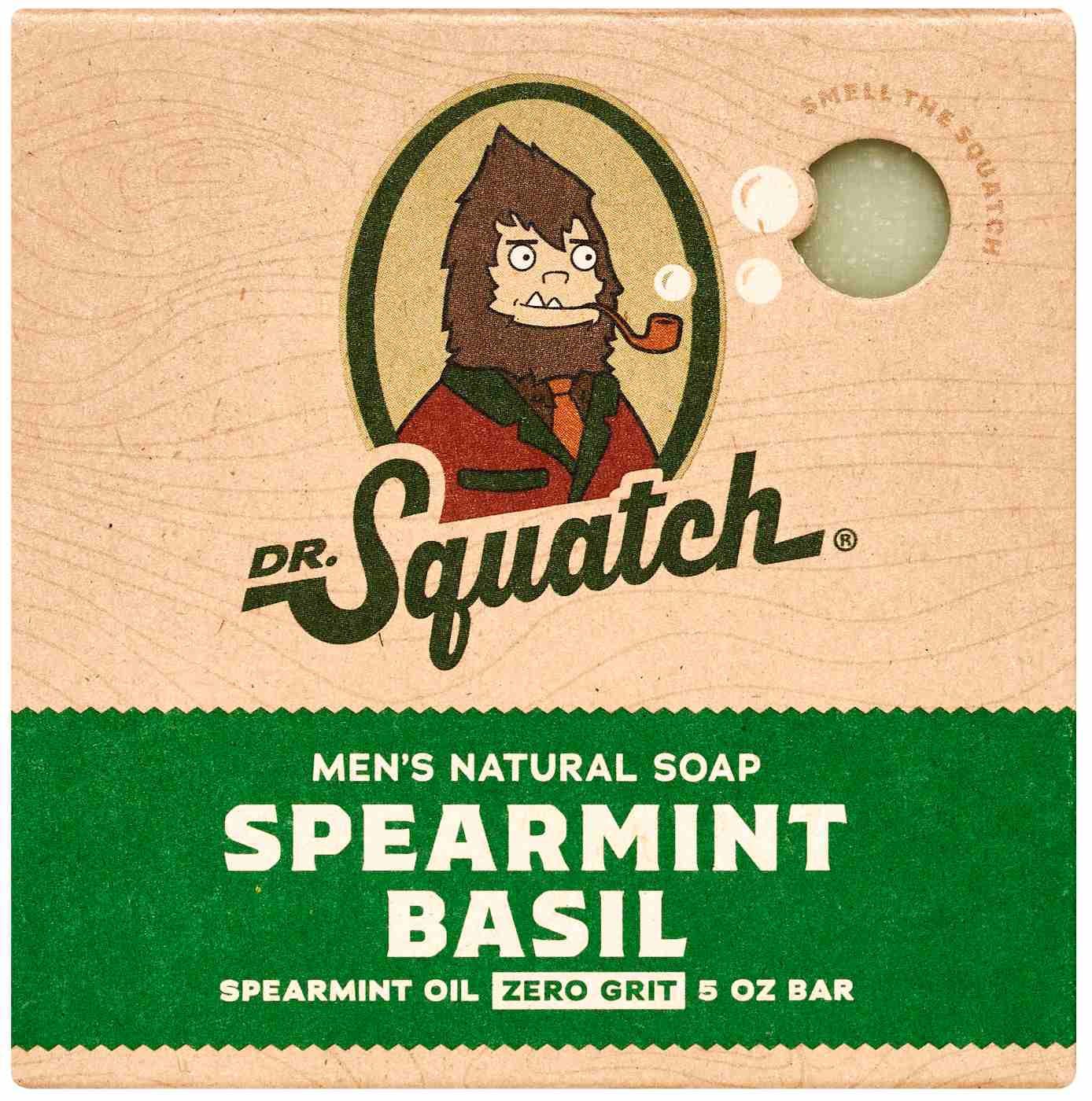Dr. Squatch Men's Natural Soap - Spearmint Basil; image 1 of 3