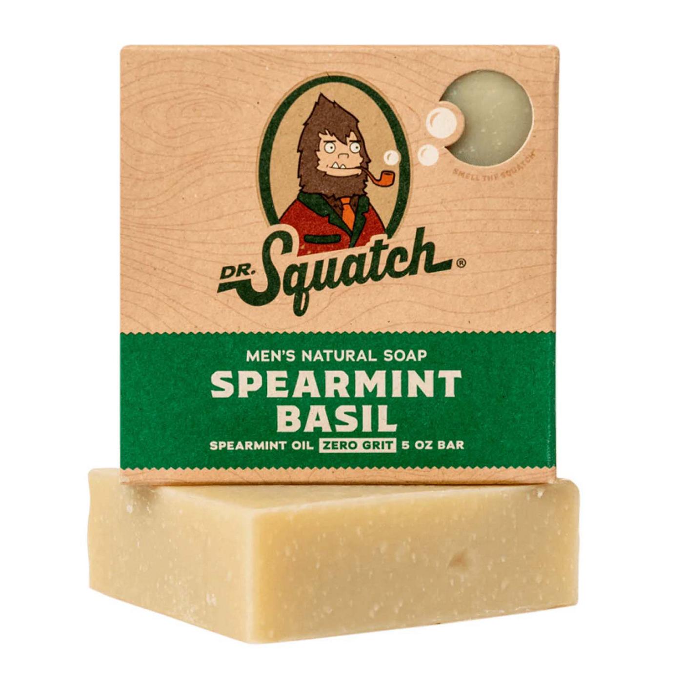 Dr. Squatch Men's Natural Soap - Spearmint Basil; image 2 of 3