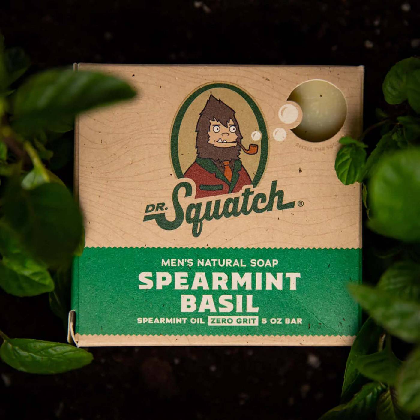 Dr. Squatch Men's Natural Soap - Spearmint Basil; image 3 of 3