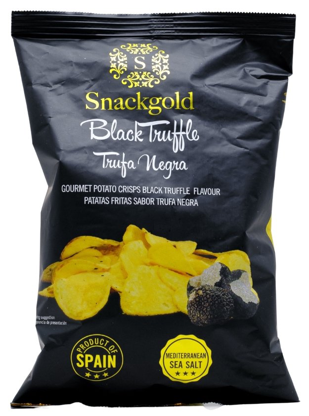 Snackgold Black Truffle Crisps, 4.4 oz | Central Market - Really Into Food