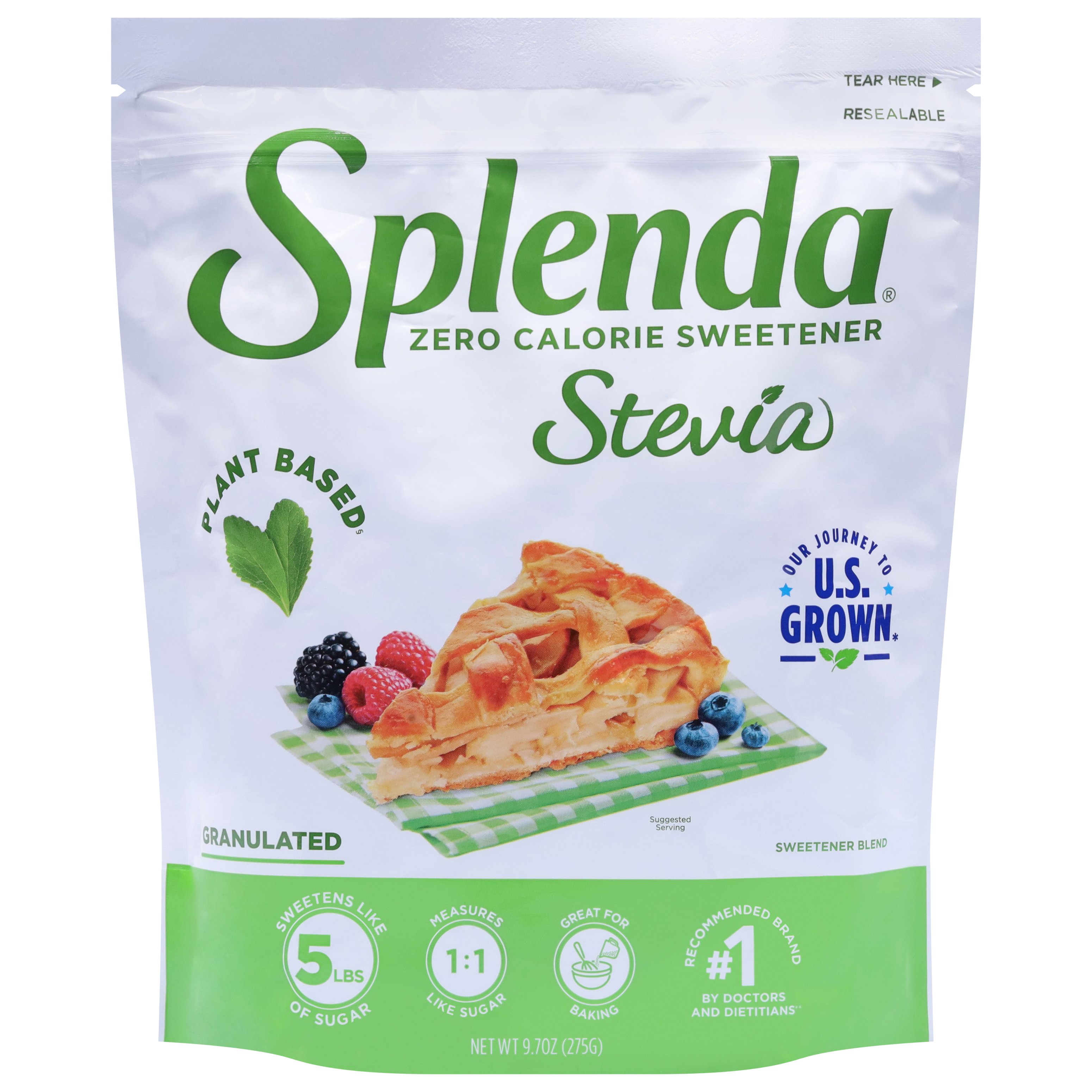 Splenda Granulated Stevia Zero Calorie Sweetener Shop Sugar