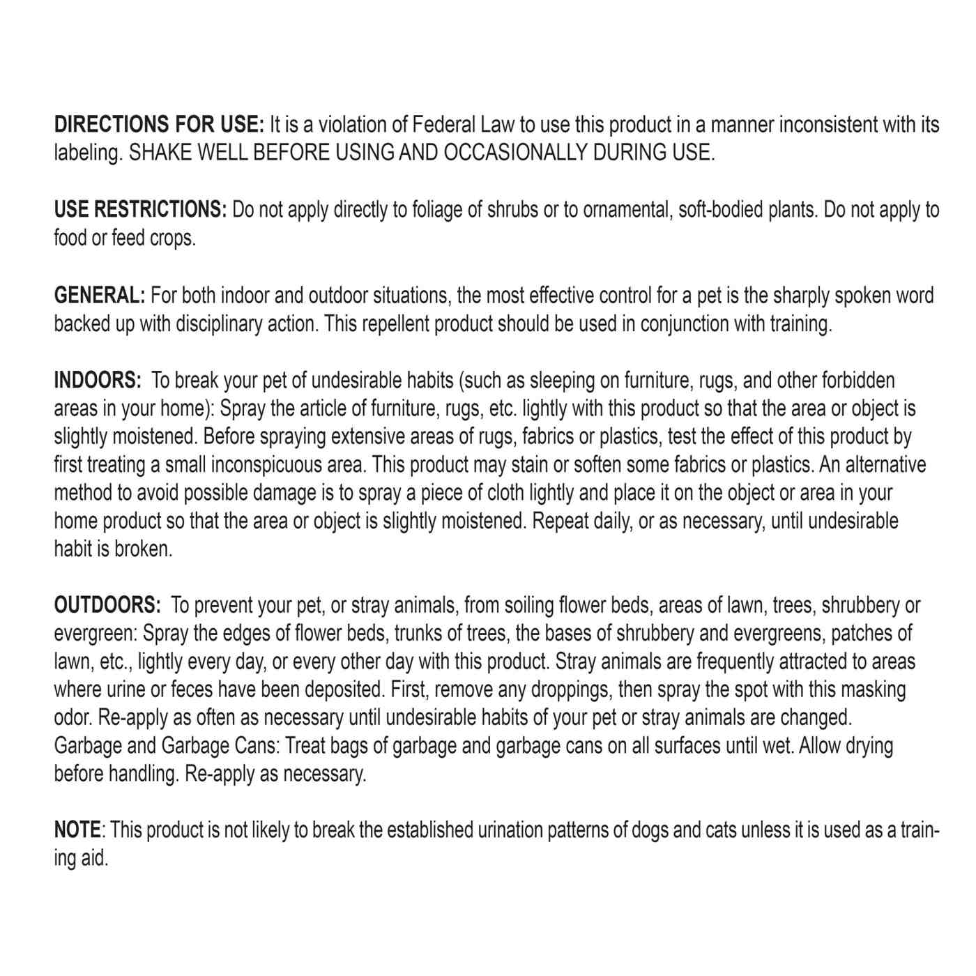 Four Paws Keep Off! Indoor & Outdoor Dog & Cat Repellent Shop Healthcare at HEB