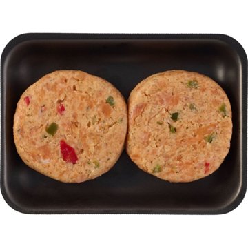 H-E-B Fish Market New England Style Crab & Atlantic Salmon Burgers