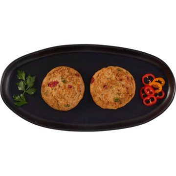 H-E-B Fish Market New England Style Crab & Atlantic Salmon Burgers