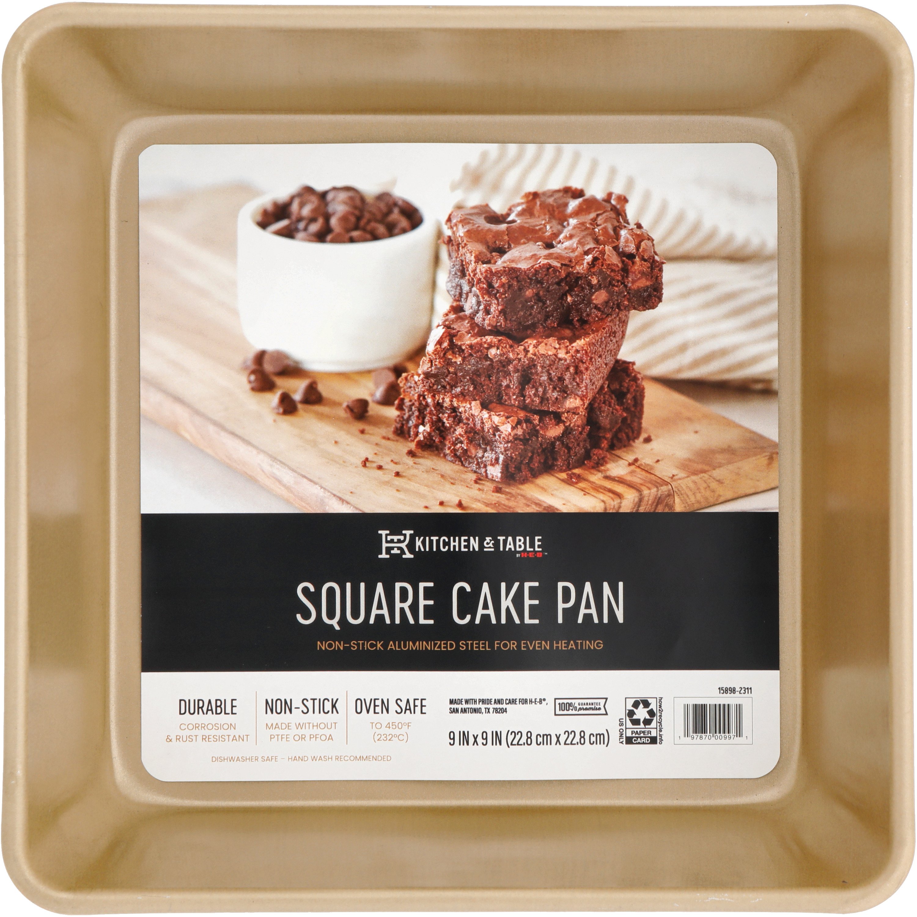 9 inch square cake pan best sale