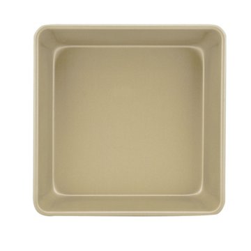 Kitchen & Table by H-E-B Square Cake Pan - Gold, 9'' x 9''