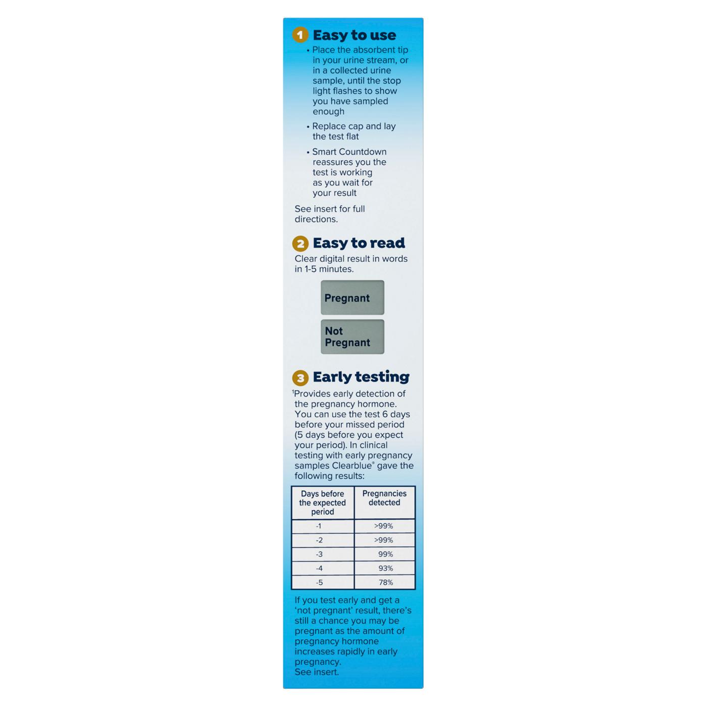 Clearblue Early Digital Pregnancy Test; image 10 of 10