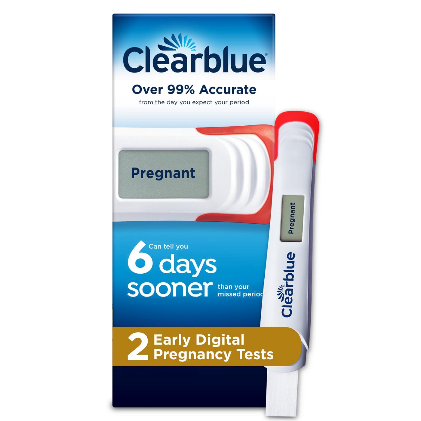 Clearblue Early Digital Pregnancy Test; image 1 of 10