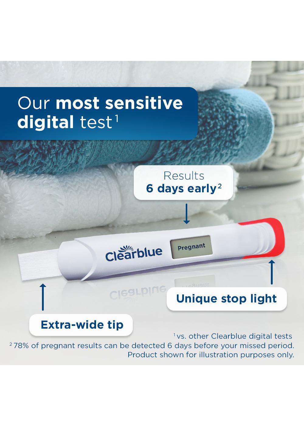 Clearblue Early Digital Pregnancy Test; image 4 of 10