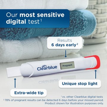 Clearblue Early Digital Pregnancy Test, 2 ct