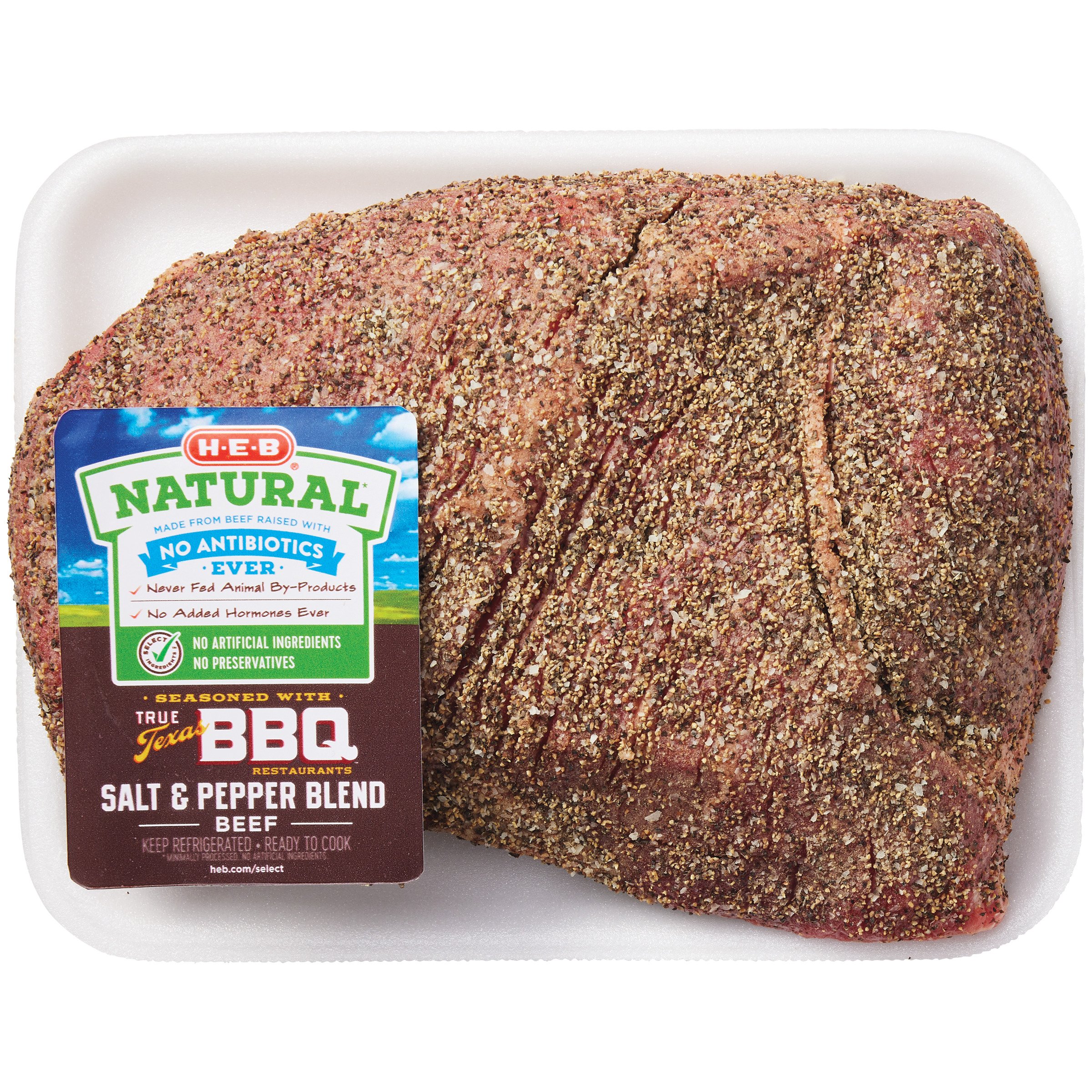 HEB Natural Seasoned Boneless Beef TriTip Roast True Texas BBQ
