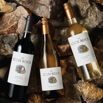 The Icon Rock Sauvignon Blanc Chile White Wine, 750 mL