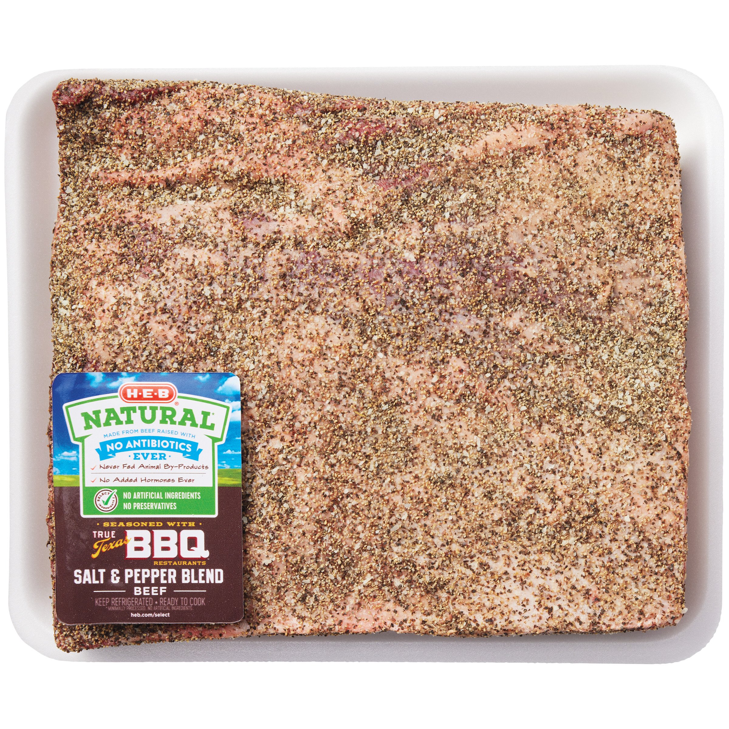 HEB Natural BoneIn Seasoned Beef Dino Ribs True Texas BBQ Salt