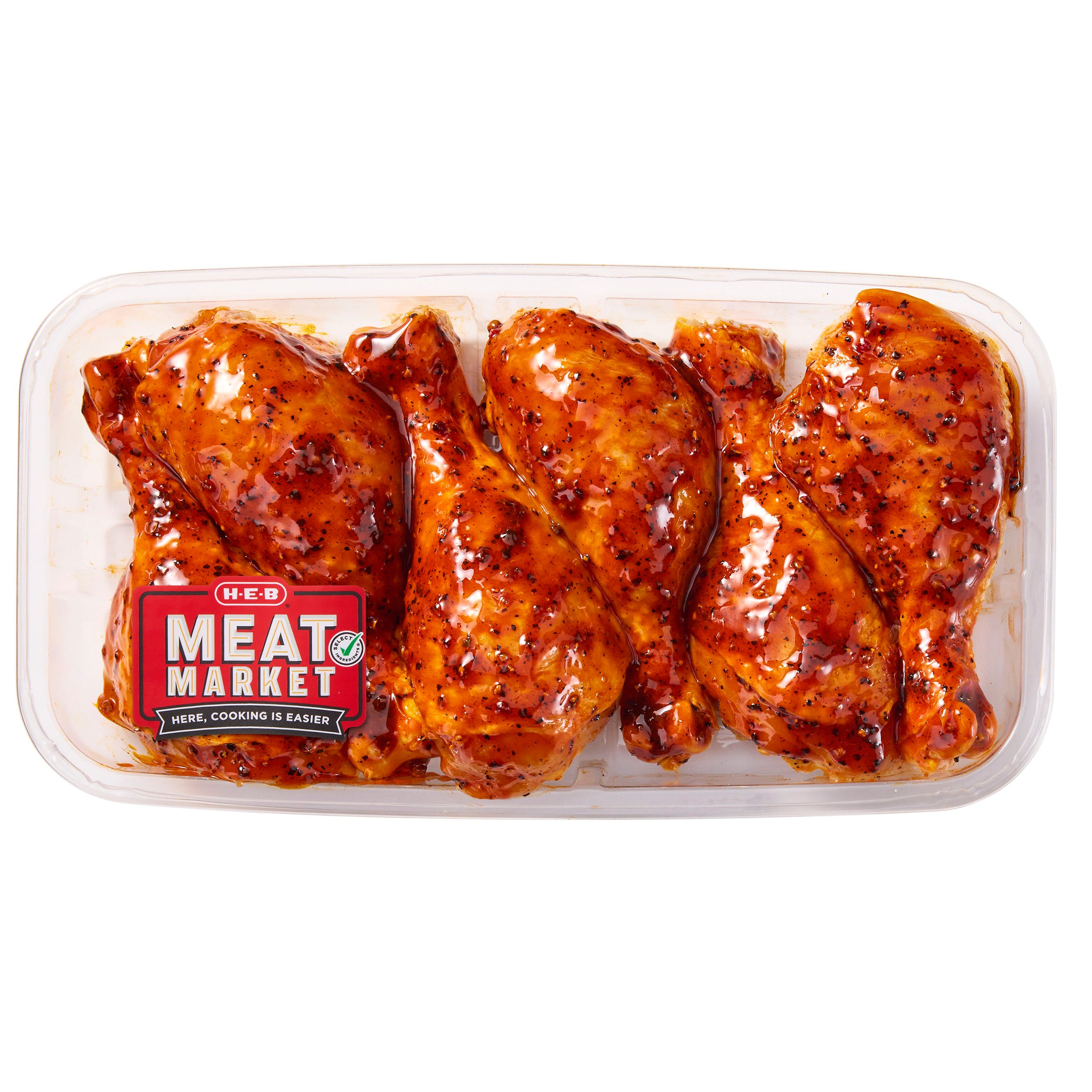 H-E-B Meat Market Marinated Chicken Lollipops - Smoky BBQ - Shop ...