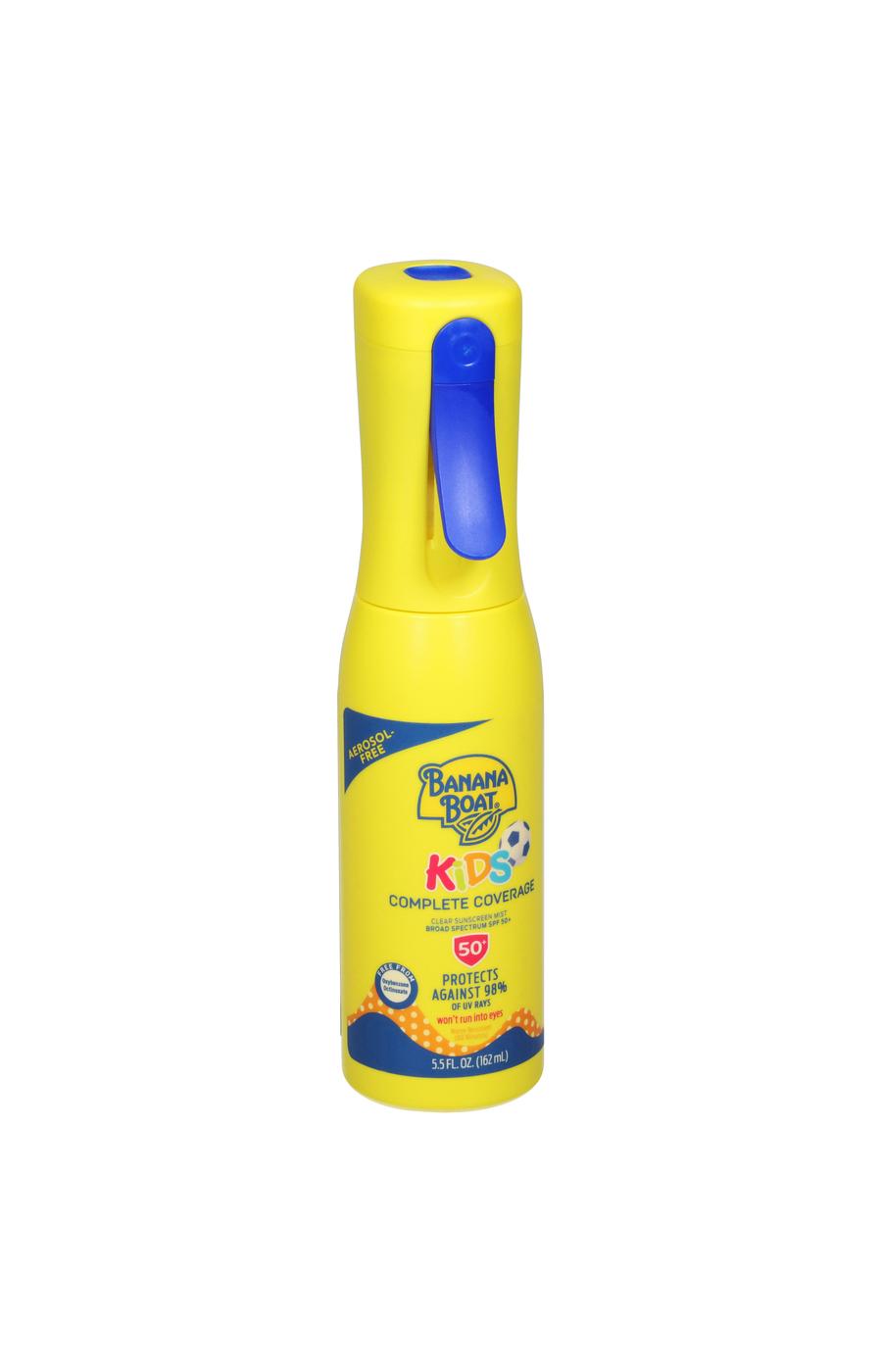 Banana Boat Kids Complete Coverage Clear Sunscreen Mist - SPF 50; image 2 of 2