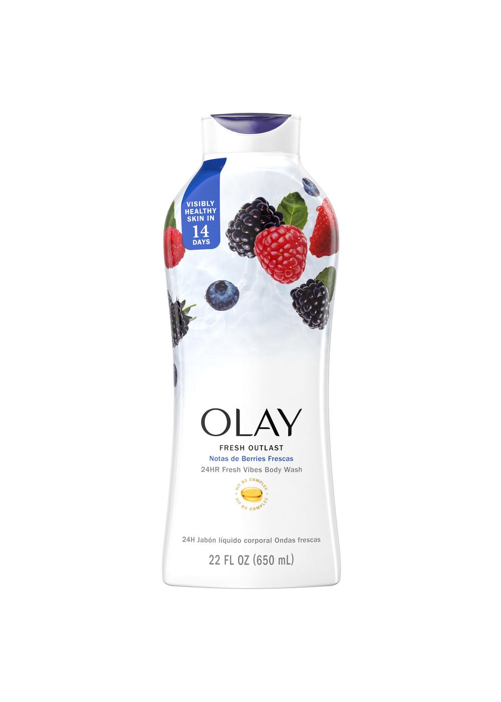 Olay Fresh Outlast Body Wash - Berries Fresca ; image 1 of 2