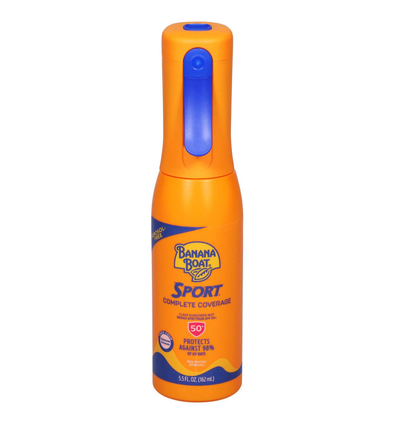 Banana Boat Sport Complete Coverage Sunscreen Mist - SPF 50; image 1 of 3