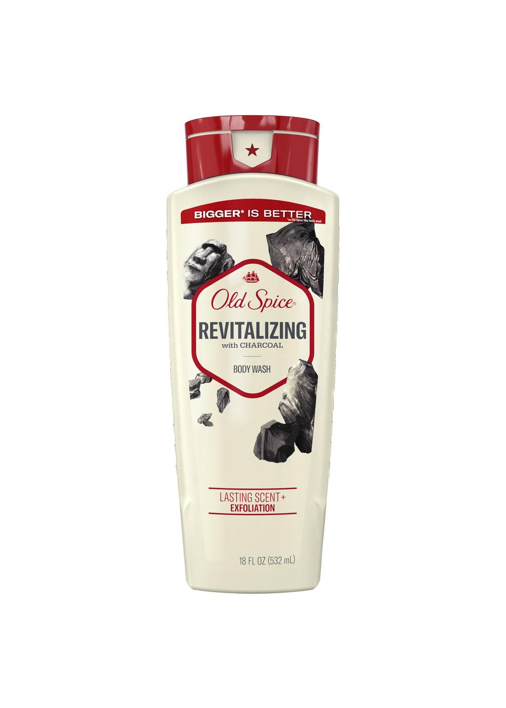 Old Spice Revitalizing Body Wash with Charcoal; image 1 of 2