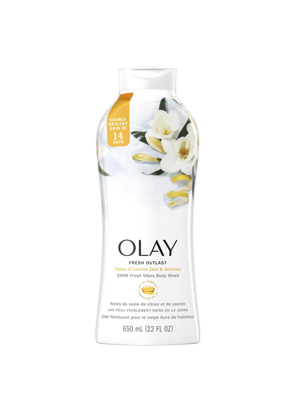 Olay Fresh Outlast Body Wash - Lemon Zest & Jasmin; image 1 of 2