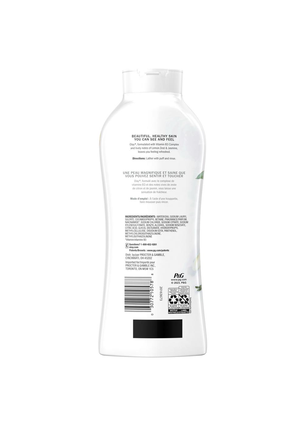 Olay Fresh Outlast Body Wash - Lemon Zest & Jasmin; image 2 of 2