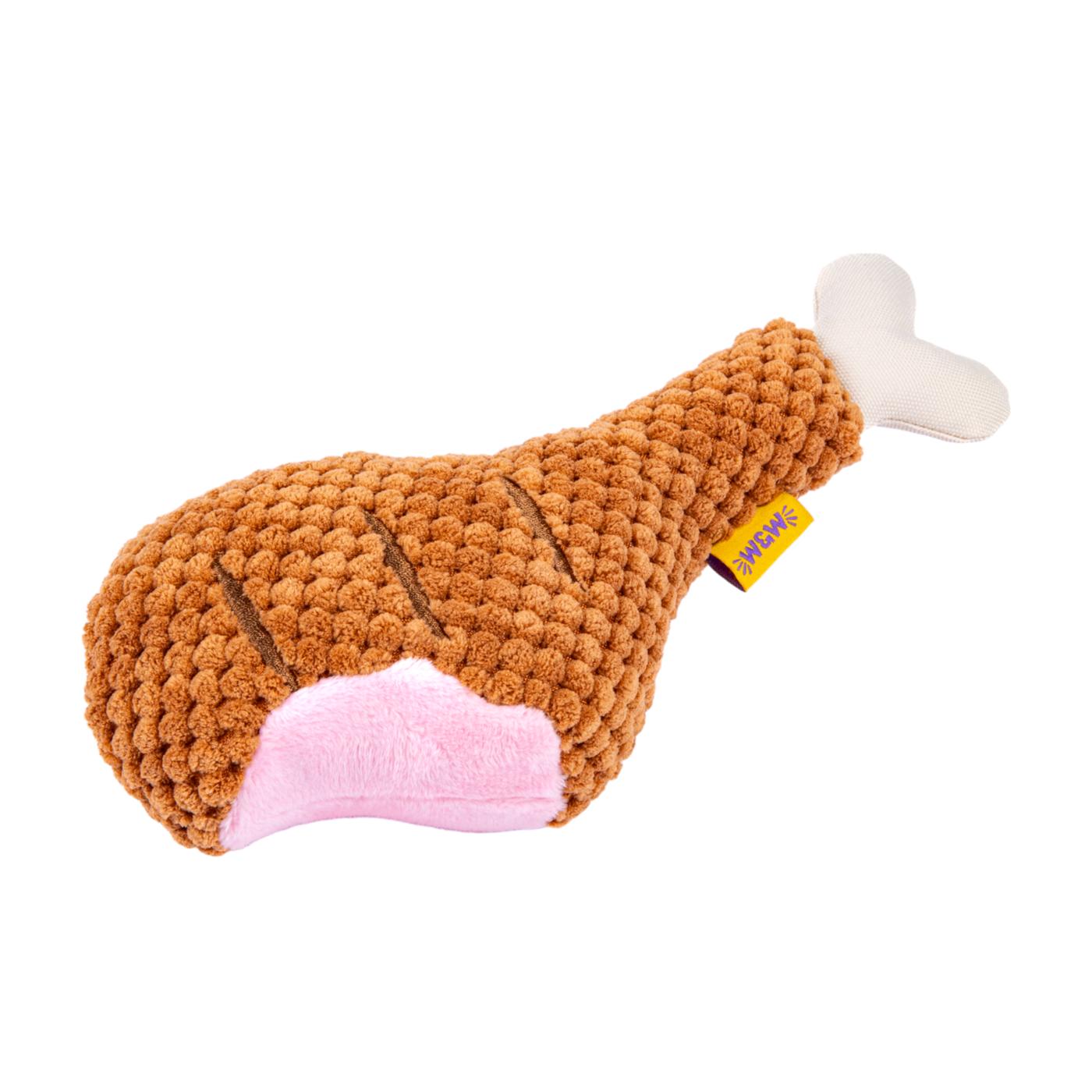 Woof & Whiskers Plush Dog Toy - Large Turkey Leg; image 1 of 5
