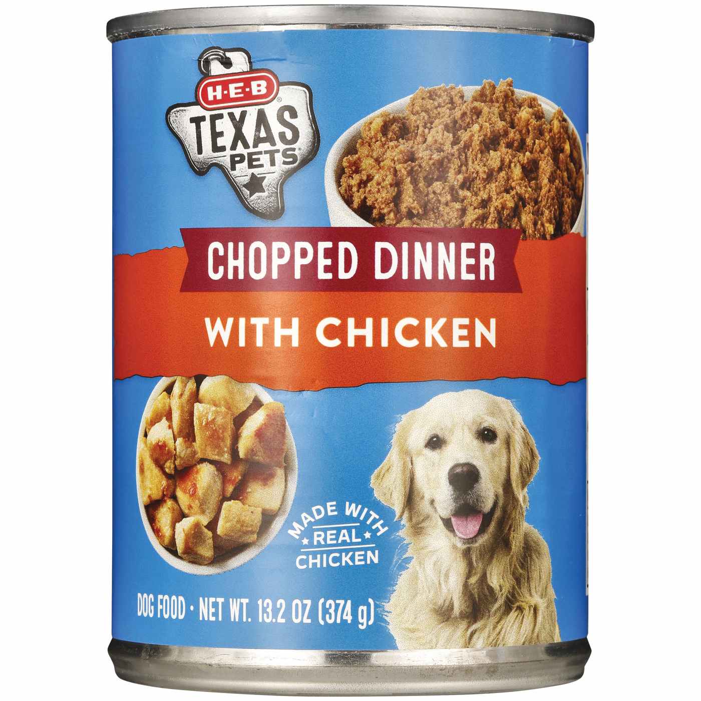 H-E-B Texas Pets Chopped Chicken Wet Dog Food; image 1 of 2