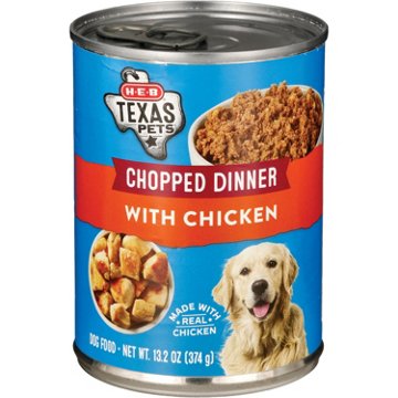 H-E-B Texas Pets Chopped Chicken Wet Dog Food