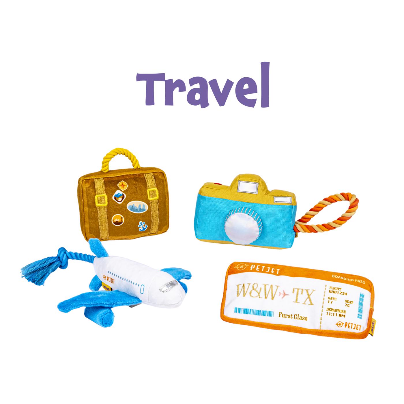 Woof & Whiskers Plush Dog Toy - Camera; image 5 of 5