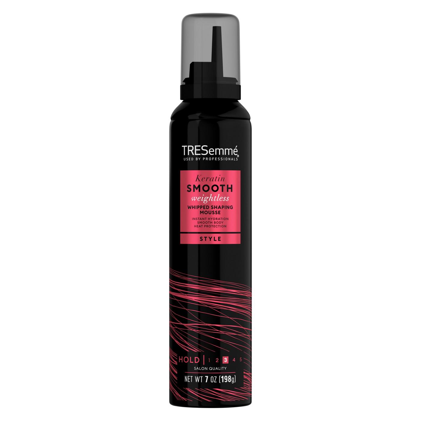 TRESemmé Keratin Smooth Weightless Whipped Shaping Mousse; image 1 of 4