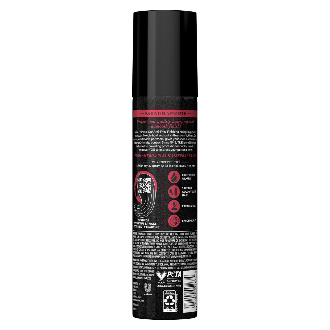 TRESemmé Keratin Smooth Weightless Anti-Frizz Finishing Spray; image 4 of 4
