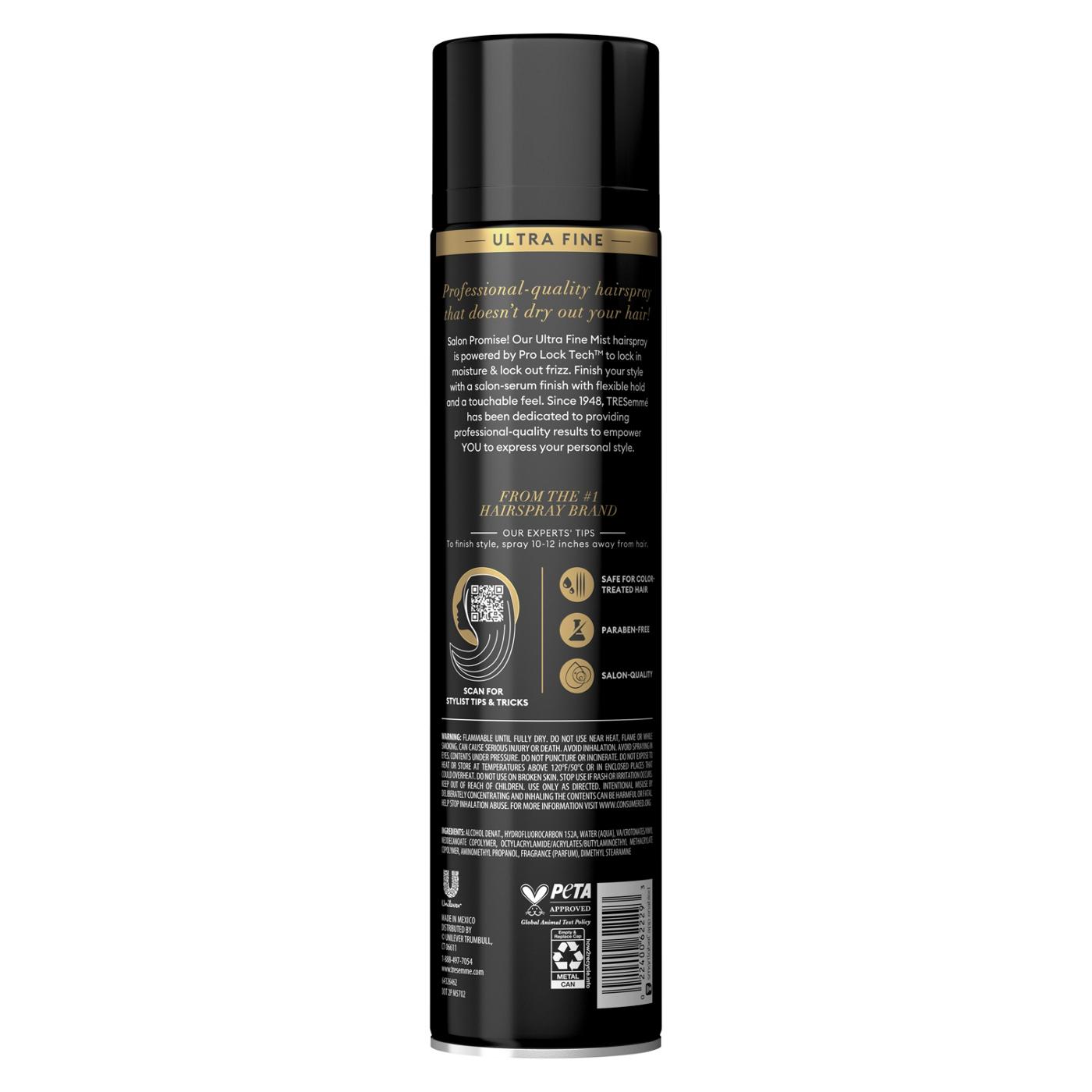 TRESemmé Pro Lock Tech Ultra Fine Hairspray; image 4 of 4