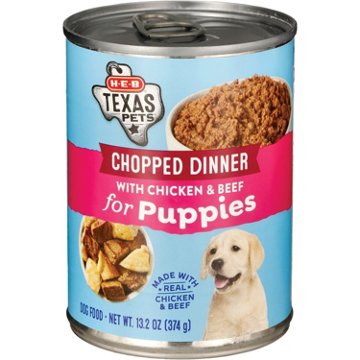 H-E-B Texas Pets Chopped Chicken & Beef Wet Puppy Food