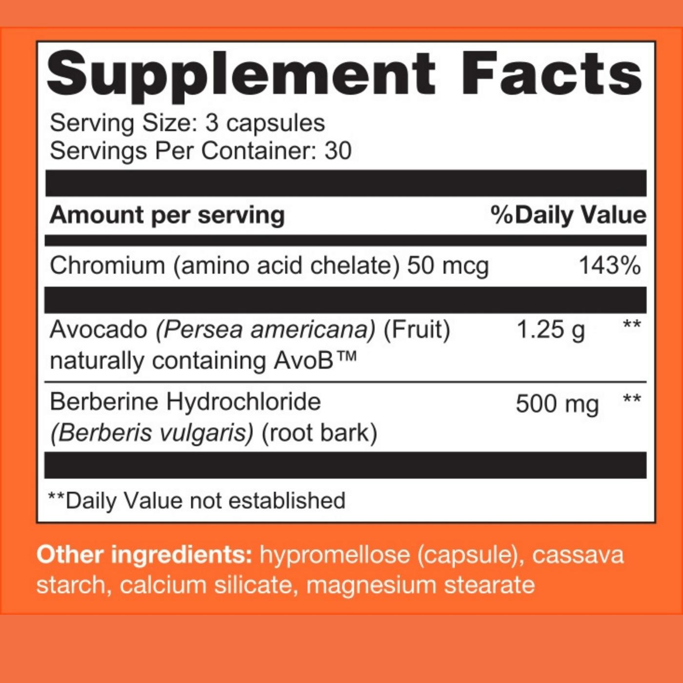 Metavo Advanced Glucose Metabolism Support Capsules; image 2 of 7