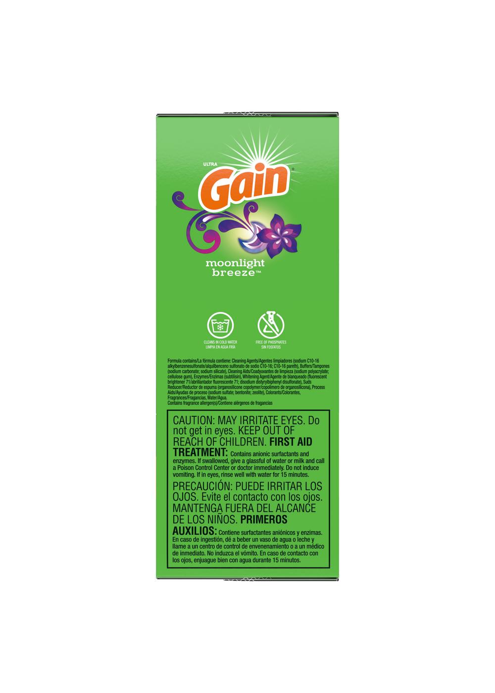 Gain Aroma Boost HE Powder Laundry Detergent, 69 Loads - Moonlight Breeze; image 2 of 4