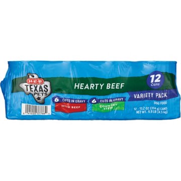 H-E-B Texas Pets Hearty Beef Value Pack