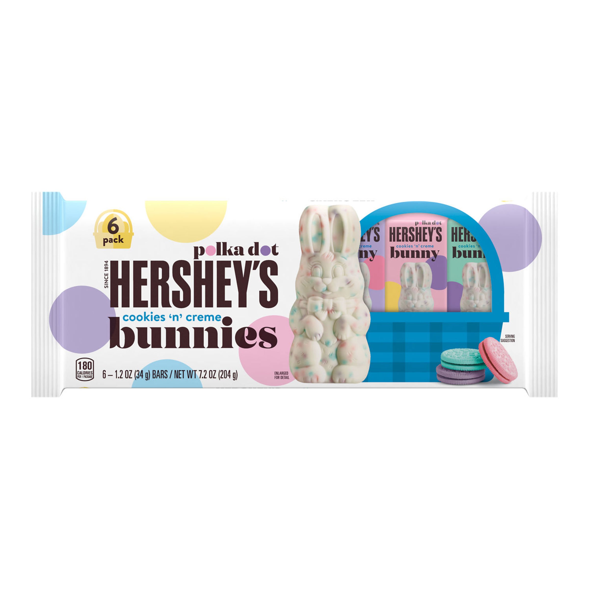 Hershey's Cookies 'n' Creme Polka Dot Bunnies Easter Candy - Shop Candy ...