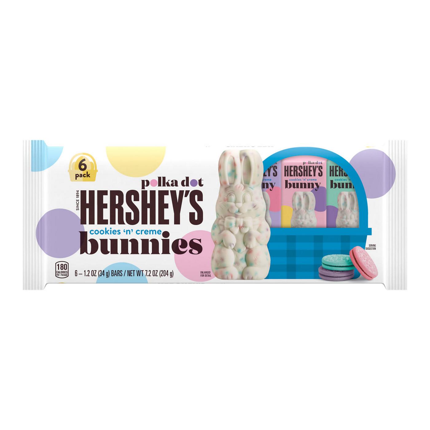 Hershey's Cookies 'n' Creme Polka Dot Bunnies Easter Candy; image 1 of 8