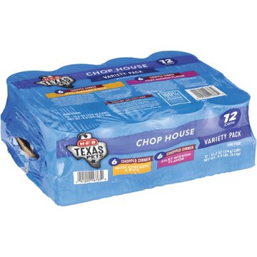 H-E-B Texas Pets Chop House Wet Dog Food Variety Pack - Chicken & Rice & Filet Mignon