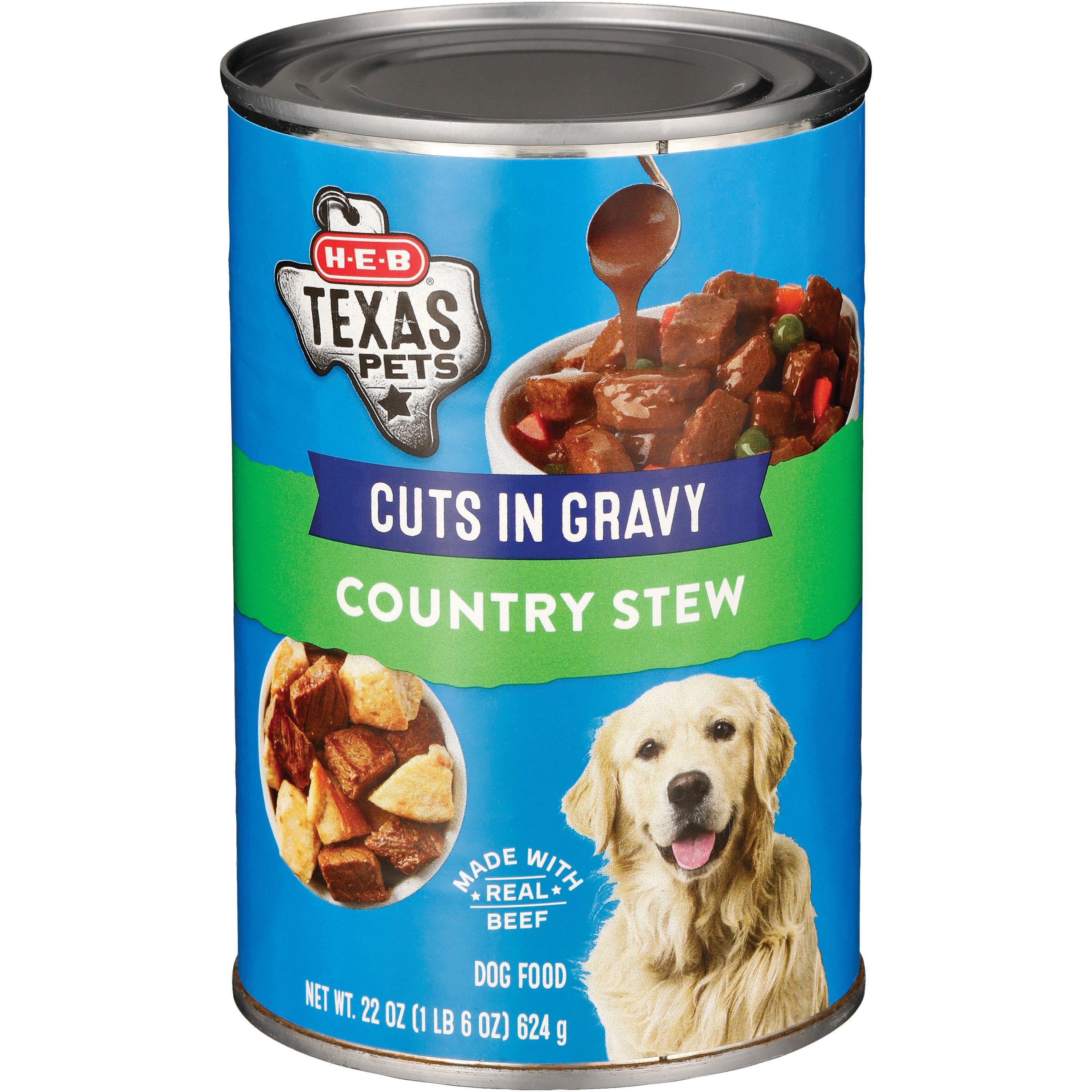 H-E-B Texas Pets Country Stew Cuts In Gravy Wet Dog Food - Shop Food At ...