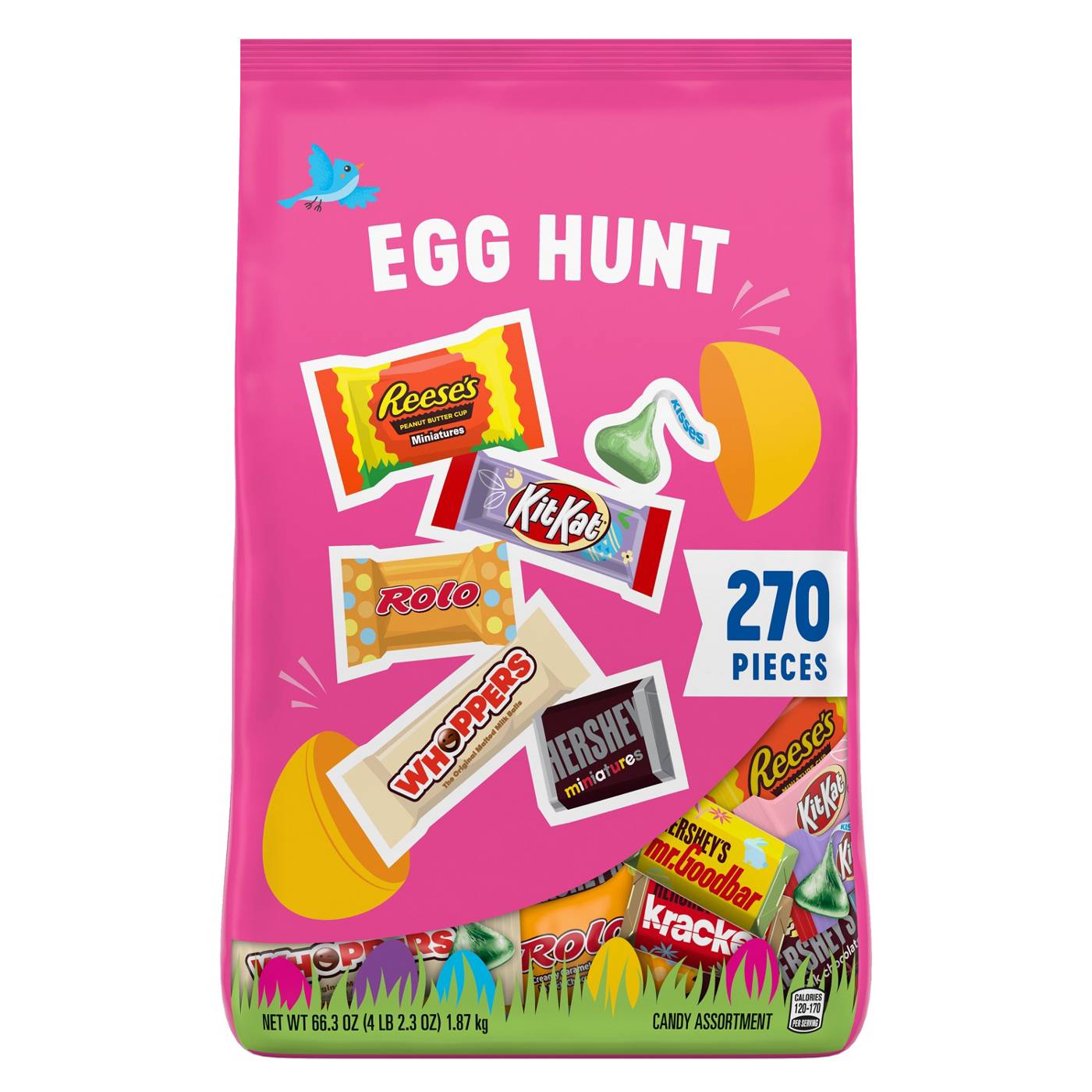 Hershey's, Reese's, Kit Kat, Rolo & Whoppers Assorted Chocolate Easter Egg Hunt Candy; image 1 of 7