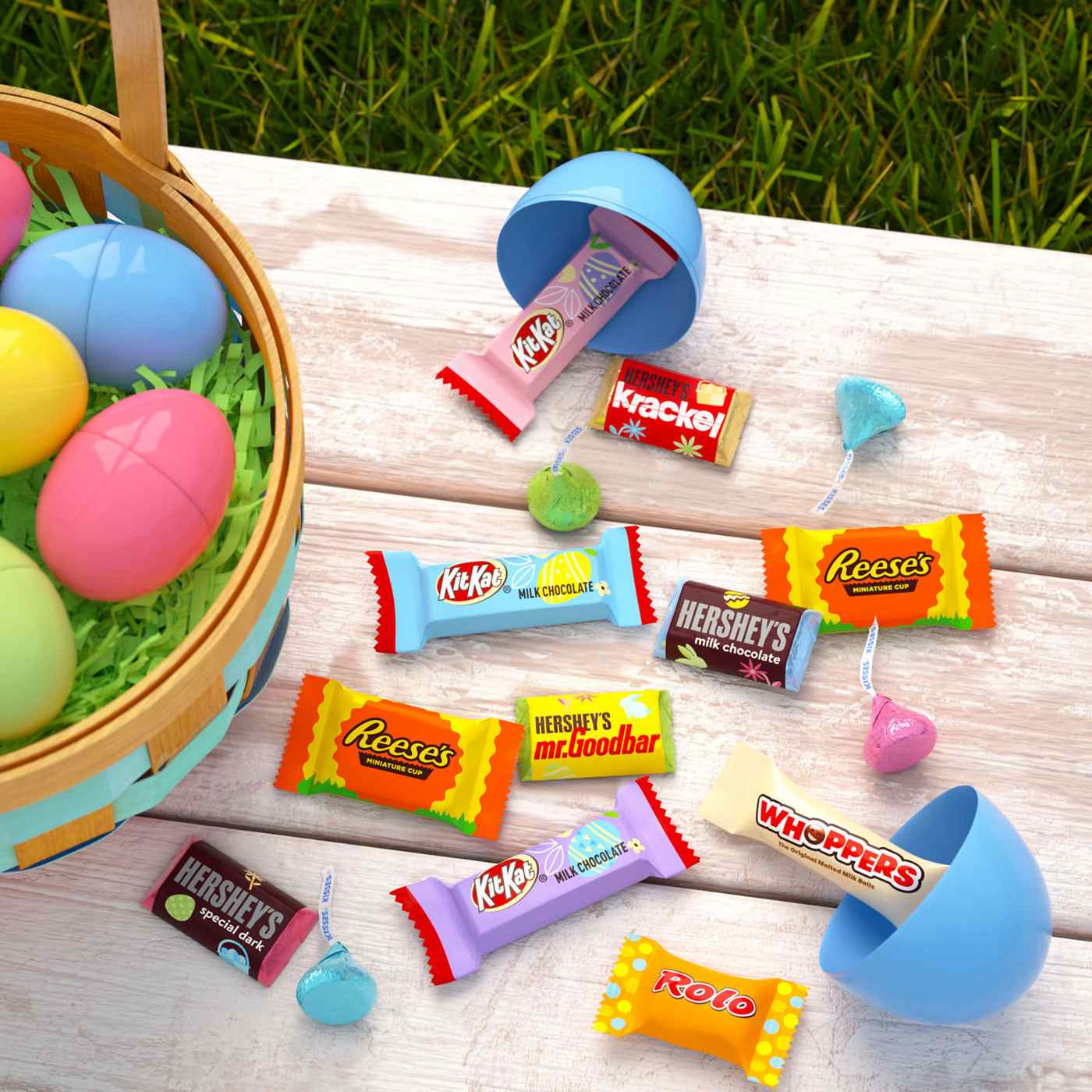 Hershey's, Reese's, Kit Kat, Rolo & Whoppers Assorted Chocolate Easter Egg Hunt Candy; image 4 of 7