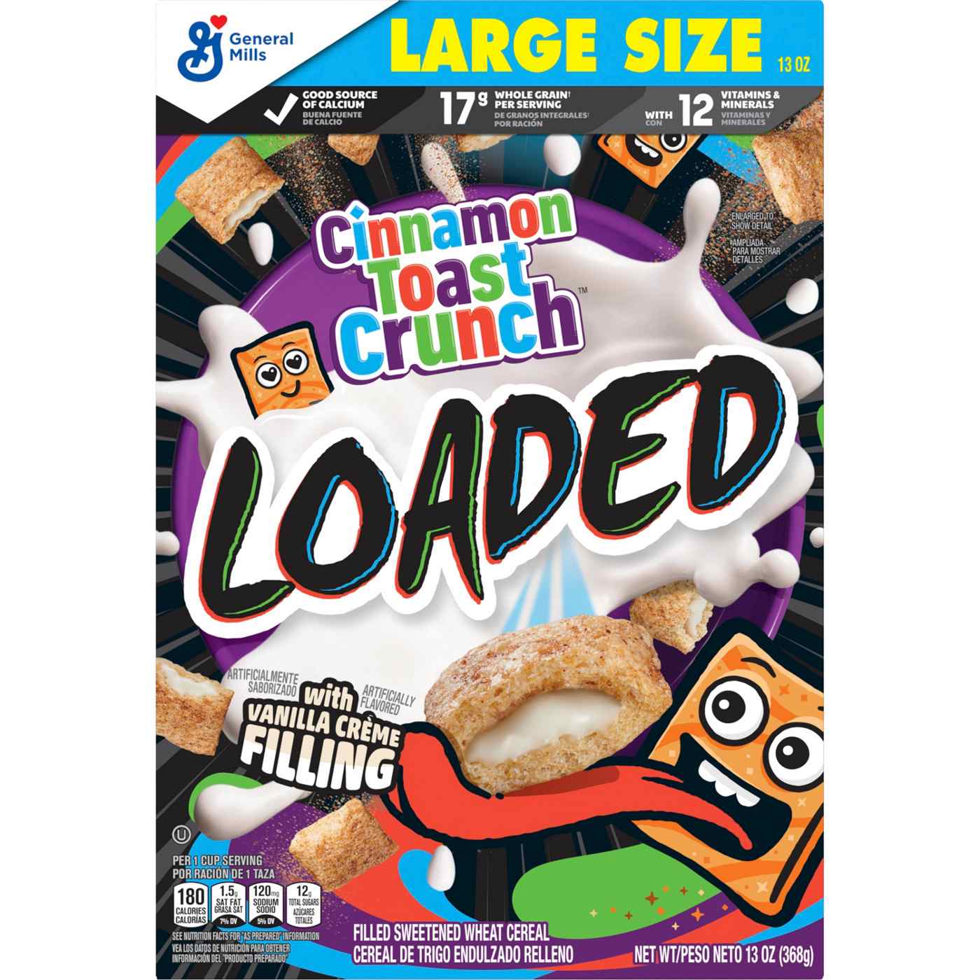 General Mills Loaded Cinnamon Toast Crunch Cereal Large Size; image 1 of 3