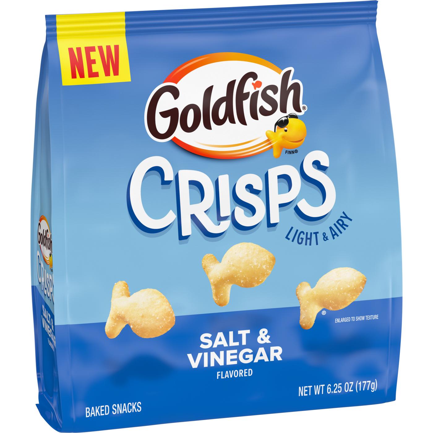 Pepperidge Farm Goldfish Crisps Salt & Vinegar ; image 7 of 10