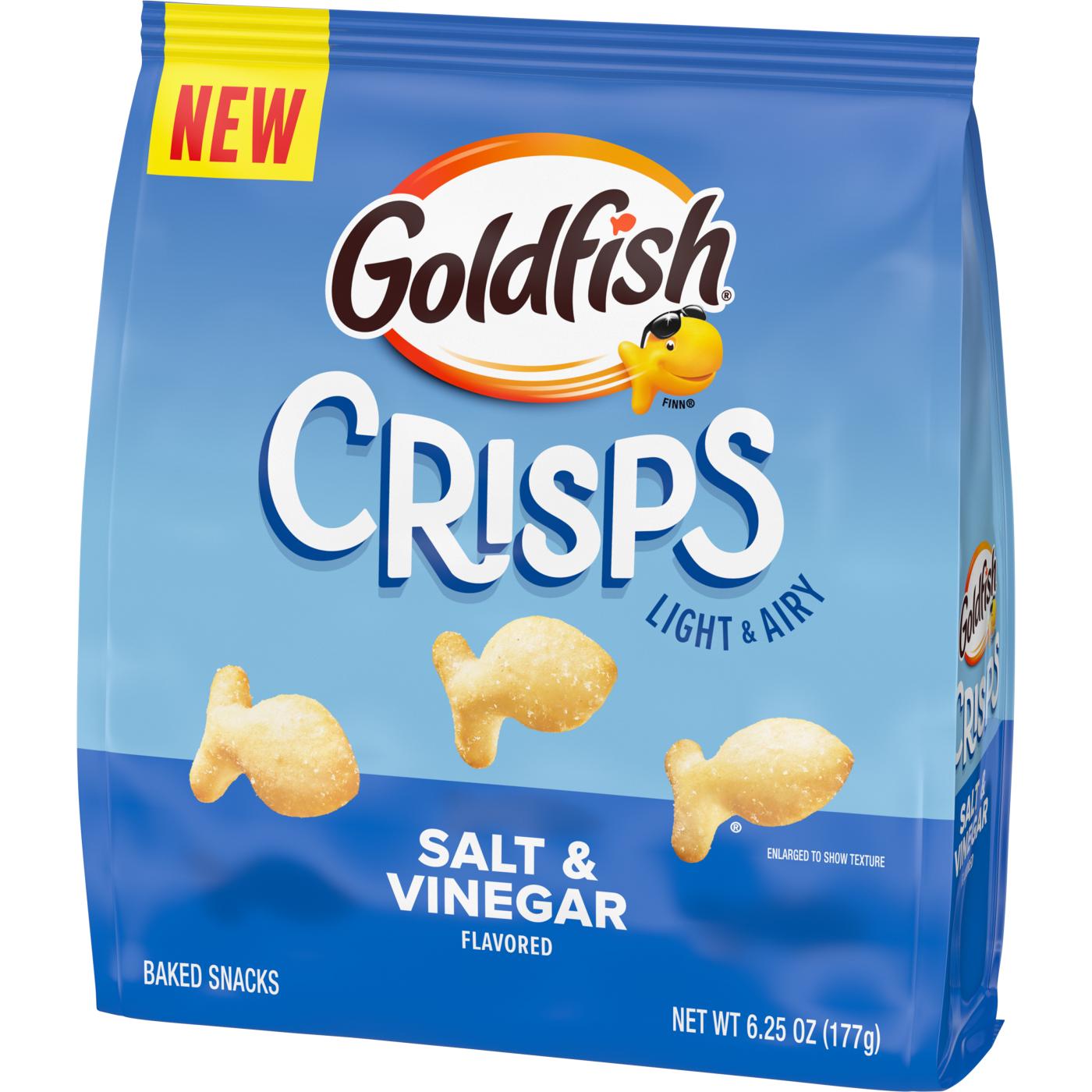 Pepperidge Farm Goldfish Crisps Salt & Vinegar ; image 8 of 10